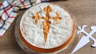 Tarta de Santiago Bizcocho SIN HARINA [upl. by Ecilegna]