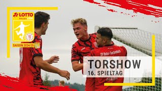 Torshow 16 Spieltag LOTTO Hessenliga 202425 [upl. by Eussoj]