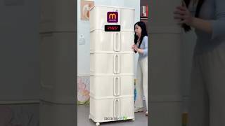 Storage boxFoldable WardrobeStorage Stacker WardrobePlastic stakeable Organiser meesho [upl. by Silisav16]