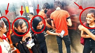 Farting Prank in Lift 😂  Sk Vaid [upl. by Asiilanna567]