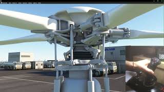 AW139 Rotor Animation  Blender NLA to MSFS [upl. by Chick764]