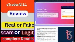 eTraderAi 31 Review THIS IS A SCAM Scammed By eTraderAi 31  Scam or Legit Report Them Now [upl. by Gardie]