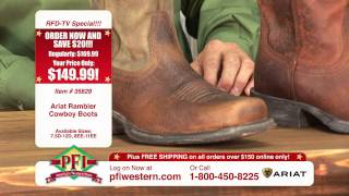 Ariat Rambler Cowboy Boots and Rambler Work Boot [upl. by Lawford]