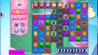 Candy Crush Saga Level 3004 boosters used Cookie [upl. by Acirrej]