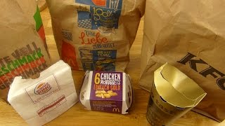 Big Nuggets TasteOff  Burger King  McDonalds  Kentucky Fried Chicken [upl. by Arnst491]