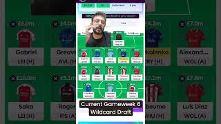 Laterisers Latest Gameeek 6 Wildcard Draft FPL fplcommunity fantasypremierleague [upl. by Ycniuqal]