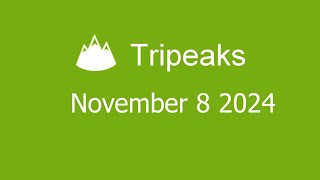 Microsoft Solitaire Collection  Tripeaks  November 8 2024 [upl. by Balduin845]