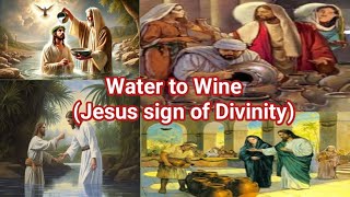 Water to Wine Jesus sign of Divinity motivation affirmations mercyofgod ZS Positive Mind set [upl. by Albina]