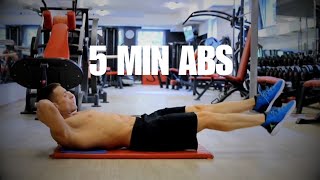 5 MIN ABS WORKOUT [upl. by Maggy]