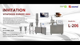 Sinoped machine 2024 Vitafoods Europe Switzerlan Eshibition [upl. by Allekim]