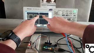 Arduino signal PWM et oscilloscope [upl. by Llenor]