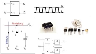 Flipflops  RS Flipflop  DFlipflop  Schatlnetze und Schaltwerke [upl. by Ariew82]