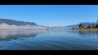 Autumn Kayaking on Pitt River to Goose Bar  Beautiful British Columbia [upl. by Noland624]