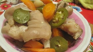 ¡Imperdible Receta Fácil de Patitas de Cerdo en Escabeche [upl. by Kendrick760]