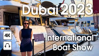 Dubai 🇦🇪 Dubai International Boat Show 2023  4K  Walking tour [upl. by Emanuele]