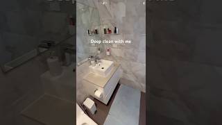 Aesthetic Bathroom Cleaning ASMR asmr beforeandafter sparklingclean cleanwithme [upl. by Trescha]