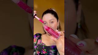 Fenty Beauty Fuchsia Flex  THE MOST STUNNING Lip Gloss makeup [upl. by Ssirk38]