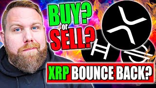 XRP PRICE BOUNCE BACK ARE WE BUYING OR SELLING HBAR amp STELLAR ARE FOLLOWING [upl. by Salomie121]