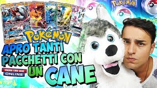 APRO TANTI PACCHETTI CON UN CANE Finalmente un pò di fortuna  Pokémon Sole e Luna Ombre Infuocate [upl. by Jerrie]