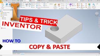 Inventor How To Copy And Paste To Another FIles Tutorial [upl. by Asylla840]