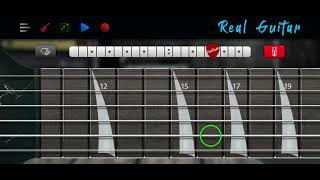 Играю на электрогитаре в приложении real guitar [upl. by Ardnaeel]