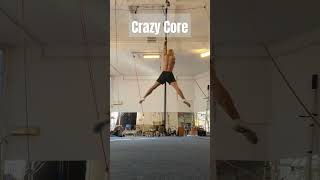 Crazy Aerial Pole tricks fitness acrobatics dance calisthenics circus poledance [upl. by Nannette388]