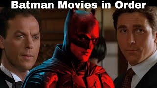 Batman Movies in Order How to Watch Chronologically [upl. by Irem280]