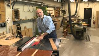 How To Cut a Tapered Board on a Tablesaw [upl. by Buyse]