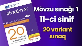 DİM Mövzu sınağı 1  20 variant sınaq  11ci sinif [upl. by Ferrell]