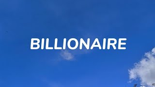 BILLIONAIRE  Bruno Mars lirik [upl. by Lleneg]