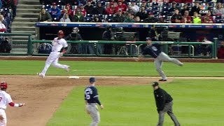 SDPHI Two Phillies score after call confirmed [upl. by Merrili6]