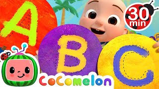 The ABC Song  CoComelon  Kids Cartoons  Moonbug Kids [upl. by Atihana]