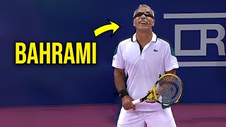 FUNNIEST Tennis Match EVER You Wont Stop Laughing 4 Mansour Bahrami Micd UP Trick Shots [upl. by Lrigybab]