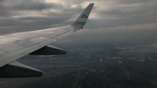 KLM Royal Dutch Airlines flight KL1821 takeoff from Amsterdam Airport Schiphol AMS  AMSTXL [upl. by Seafowl33]