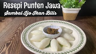 Resepi punten jawa dan sambal ijo ikan bilis  menu viral kaum jawa yang sedap [upl. by Maillij]