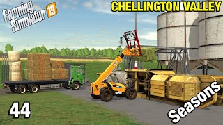 BUILDING A COW FEED MIXING PLANT Chellington Valley Timelapse  FS19 Ep 44 [upl. by Edlihtam]