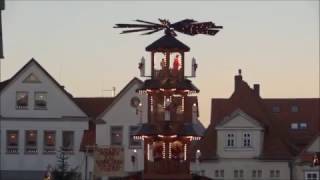 Hameln  29 November 2016  quotWeihnachtsmarktquot mit dem quotRattenfägerquot  Video [upl. by Iadrahs]