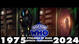 Doctor Who Pyramids of Mars Effects Comparison [upl. by Ellekcim74]