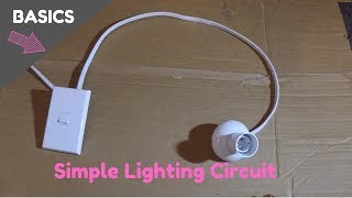 Basics Wiring a Lighting Circuit [upl. by Einnal614]