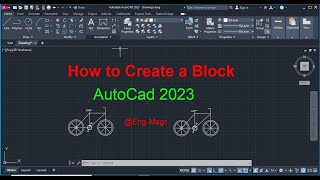 How to create a block in Autocad 2023 [upl. by Wolfson]