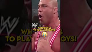 Kurt Angle Is A Man Who Loves To Play With Boys 😂 [upl. by Jilly]