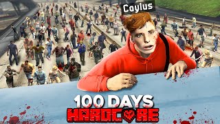 I Survived 100 Days in a Zombie Apocalypse in GTA 5 RP PART 1 [upl. by Ahsemot30]