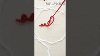 How to Embroider Scroll Stitch embroideryforbeginners embroidery diyembroidery [upl. by Sokairyk]