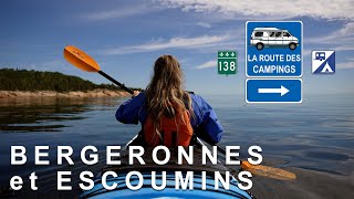 La route des campings Les Bergeronnes [upl. by Ylerebmik969]