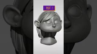 PART 1  Sculpting a character head in ZBrush See the full process on my YouTube channel [upl. by Wheaton762]