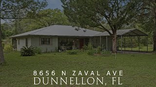 8656 N ZAVAL AVE  DUNNELLON FL [upl. by Niawtna698]