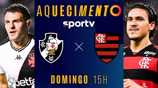 VASCO X FLAMENGO  AQUECIMENTO AO VIVO E COM IMAGENS  BRASILEIRÃO 2024  live  sportv [upl. by Ehr]