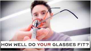 How to Adjust your Frames in 5 STEPS  For a PERFECT Glasses Fit [upl. by Lusty]