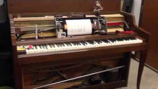 Wurlitzer 1203 Player  Repaired  By Mansfield Piano Service [upl. by Anassor315]