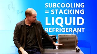 Subcooling  Stacking Liquid Refrigerant What Subcool really Signifies [upl. by Atteuqal]